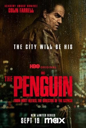 Póster de The Penguin: De la sombra del gárgola al brillo de neón barato